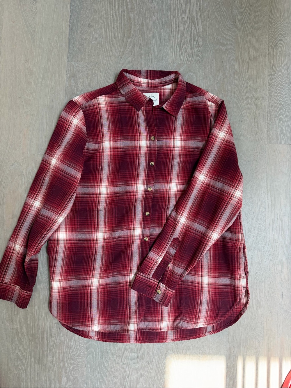 Jachs Red Plaid Button-Down Shirt